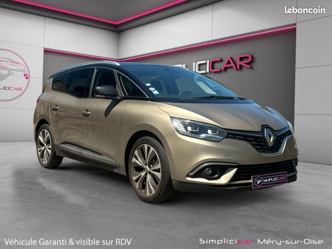 RENAULT GRAND SCENIC IV GRAND 1.2 TCE 130 INTENS 132Ch Toit panoramique Régulateur de vitesse Garantie 12 mois (image 1)