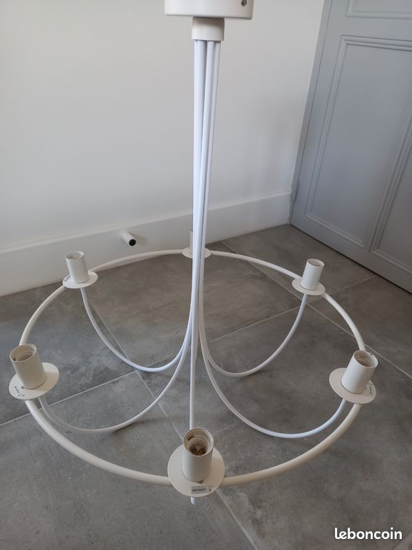 Grand lustre blanc (image 2)