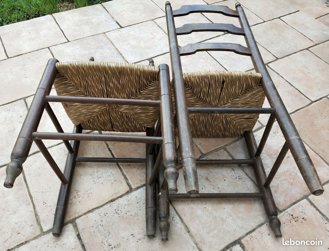 2 chaises paillées (image 4)