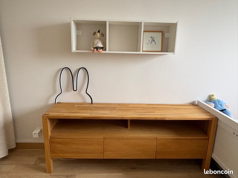 Meuble TV chêne 160cm ADELITA La redoute (image 1)