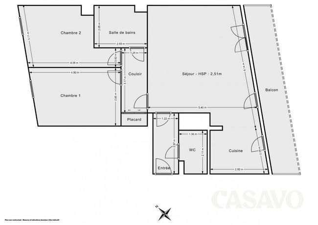 Appartement a louer gennevilliers - 3 pièce(s) - 71 m2 - Surfyn