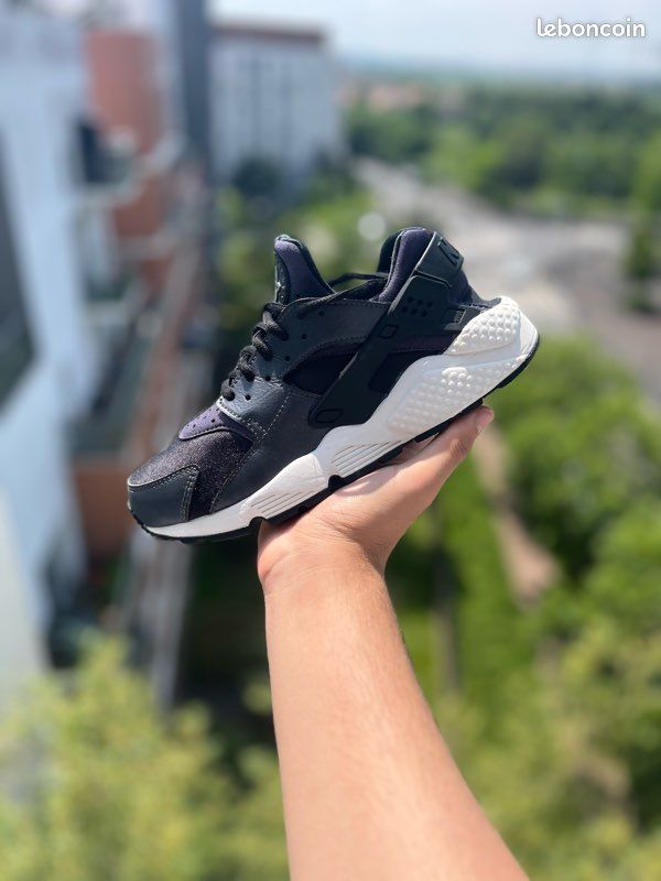 Huarache Black Huarache Noir Et Grise Homme Chaussure Nike