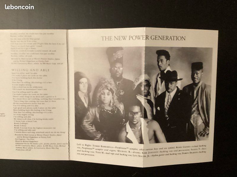 Prince & the NPG cassette Diamonds & Pearls (image 4)