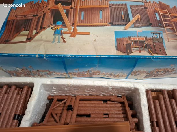 Playmobil 1x Plancher western vintage Fort Union 3420 Klicky 1976