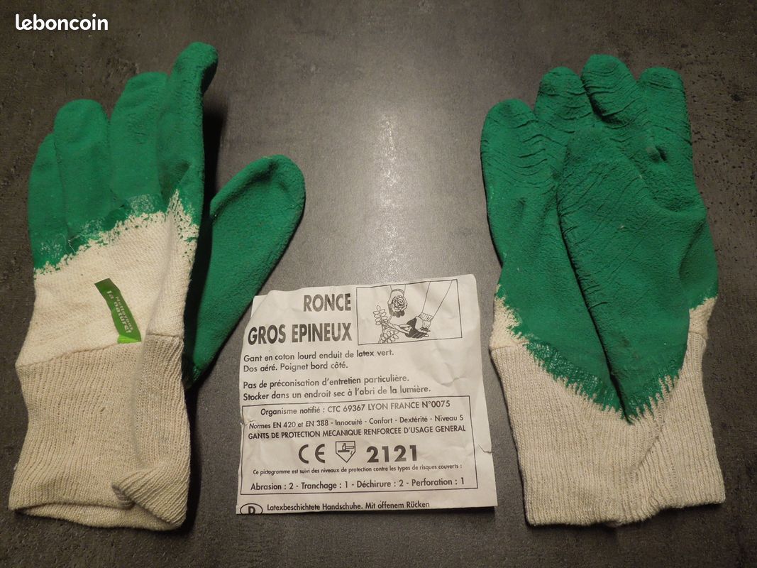 Gants de jardin, les 4 paires (image 1)