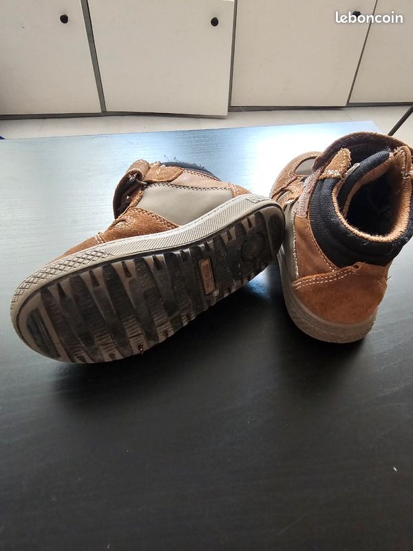 Bottines garçon camel en gore-tex marque Primigi (image 6)