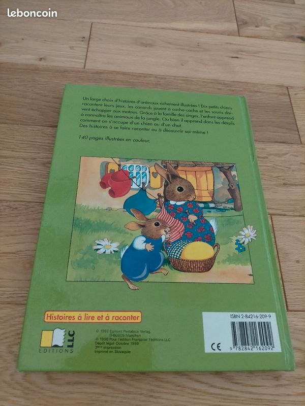 Livre " mes plus belles histoires d'animaux" (image 2)