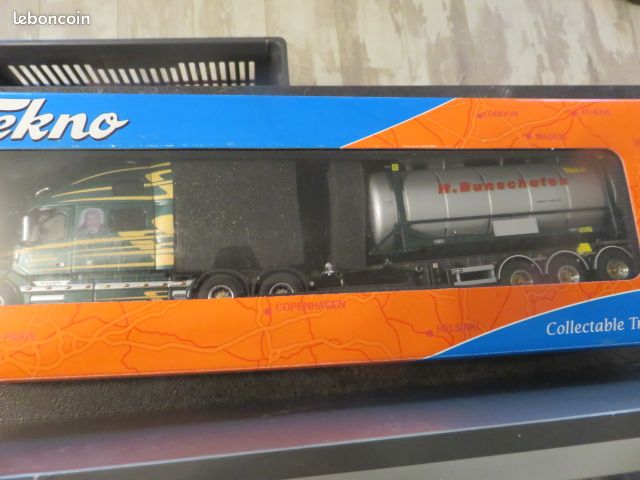 Camion B19 1:50 TEKNO VOLVO F10 AVEC REMORQUE ALFONS FRERIKS BV VEENWOUDEN CO