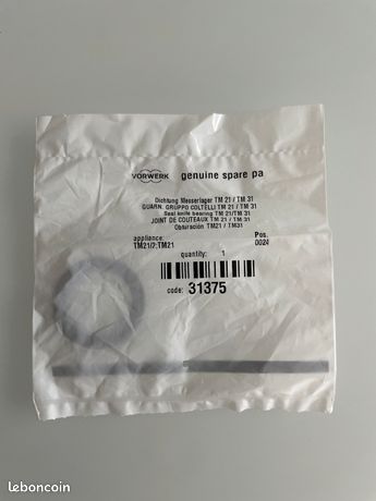 31375 - VORWERK JOINT DE COUTEAU TM31. Pièces Détachées