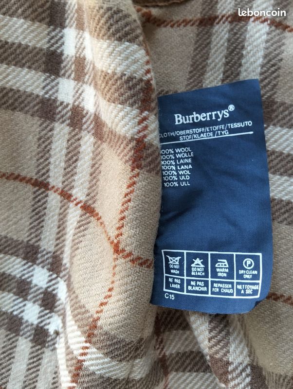 Doublure de trench laine Burberry (image 5)