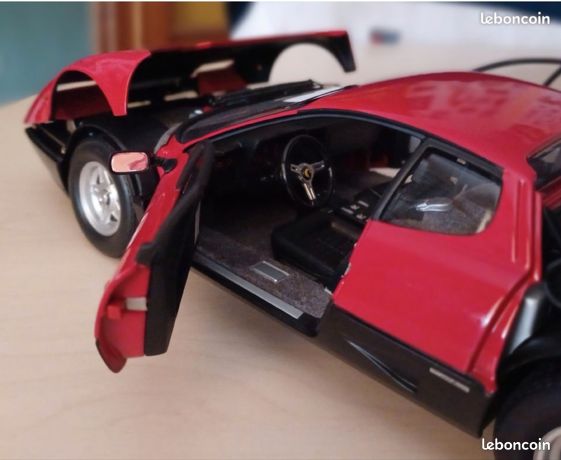 Ferrari 512BBi Miniature Kyosho échelle 1/43, Noire, Neuve Sous Boîte, Rare