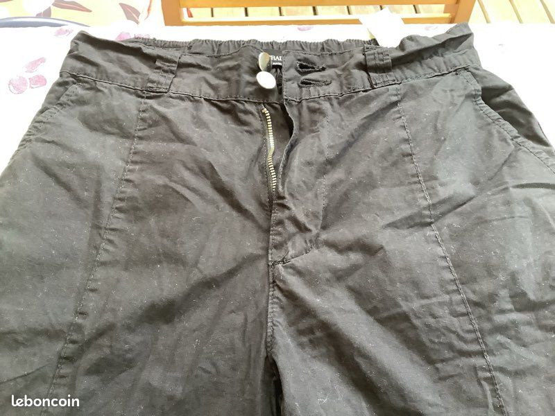 Pantalon large poches et poches sur genoux 34 (image 3)