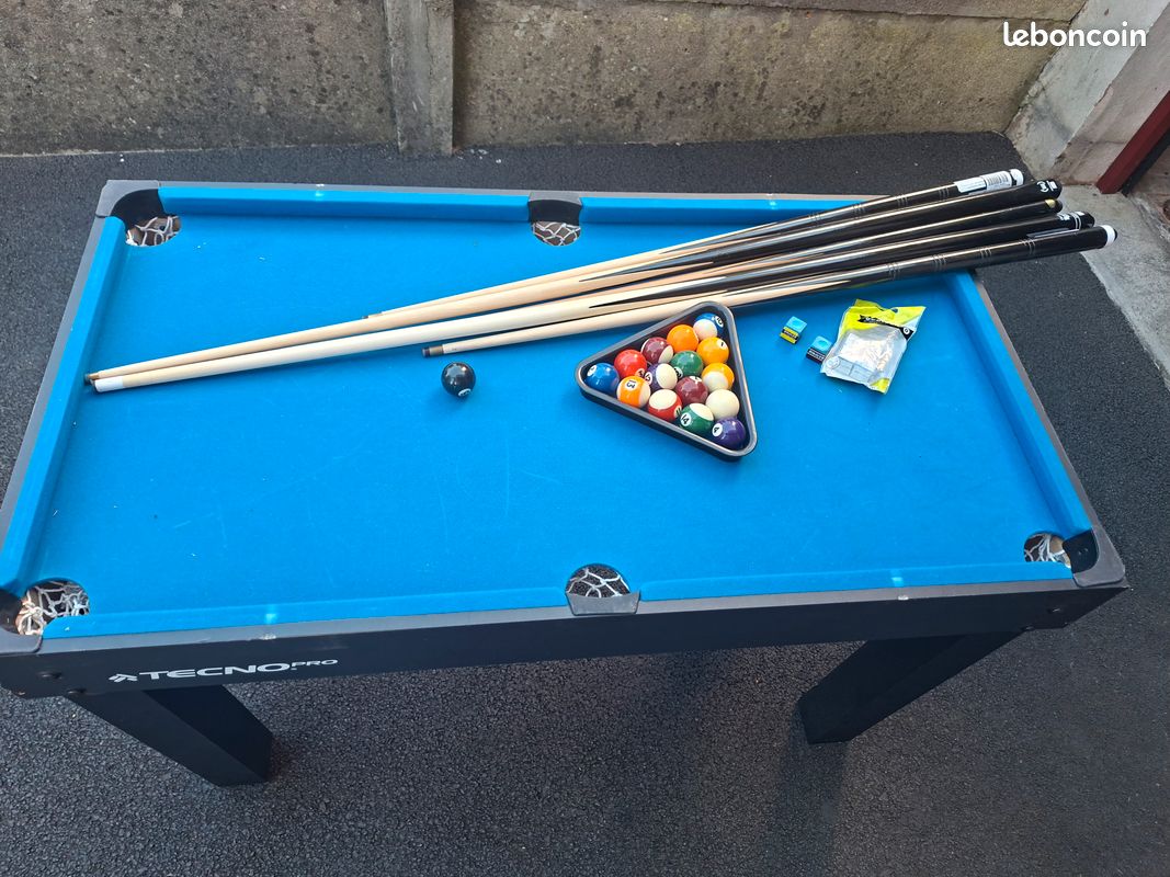 Babi-foot, billard, ping-pong et jeu de palet. (4 jeux en 1) (image 1)