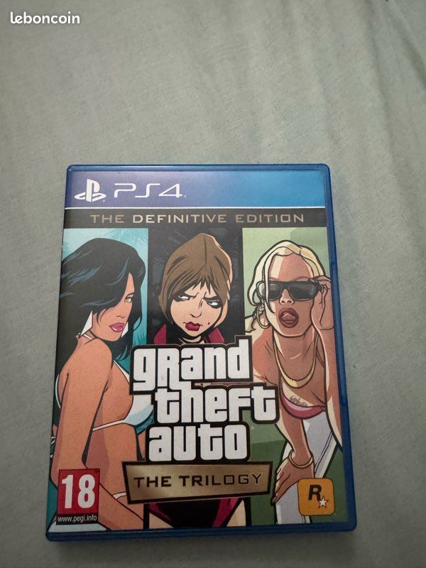 Jeu PS4 GTA: The Trilogy – The Definitive Edition (GTA III, VC, SA) - Neuf Sous Film - PlayStation 4