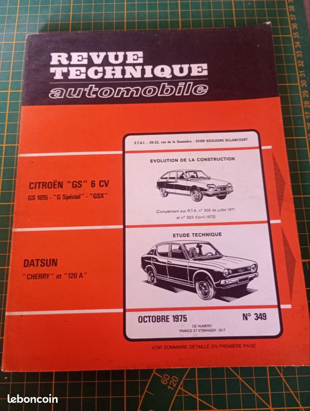 Revue technique Dastun Cherry et 120A (image 2)