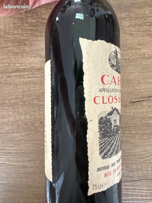 Cahors Clos de Gamot 1982 (image 4)