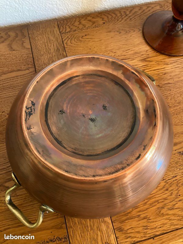 Coupe avec anses en cuivre (image 5)