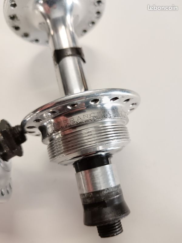 Velo Moyeu Campagnolo Record 1034 28/36 Hole Low Flange Old Bike Hub Fr