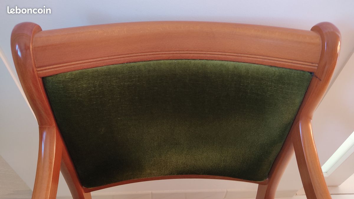Fauteuil en velours (image 7)