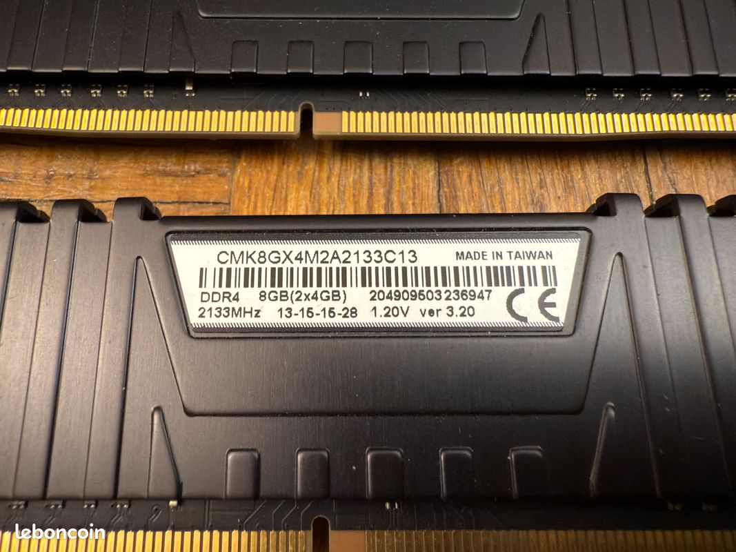 Mémoire DDR4 CORSAIR 8Go 2133 Mhz Accessoires informatique