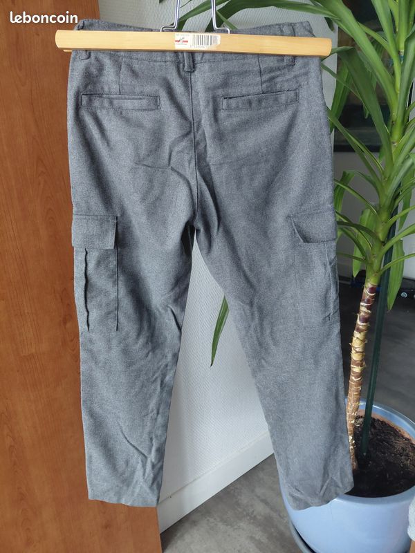 Pantalon cyrillus gris 10ans (image 3)