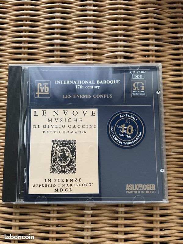 Les Enemis Confus – International Baroque - 17th Century, René Gailly International Productions CD 87 046