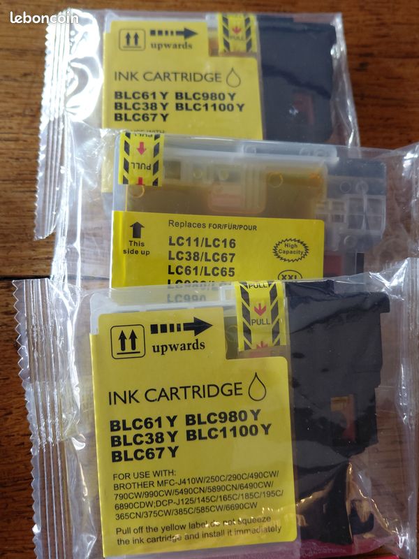 Lot 4+6 Cartouches D’encre Compatible Brother DCP 585CW – Cartouches Génériques Multicolores – Neuf