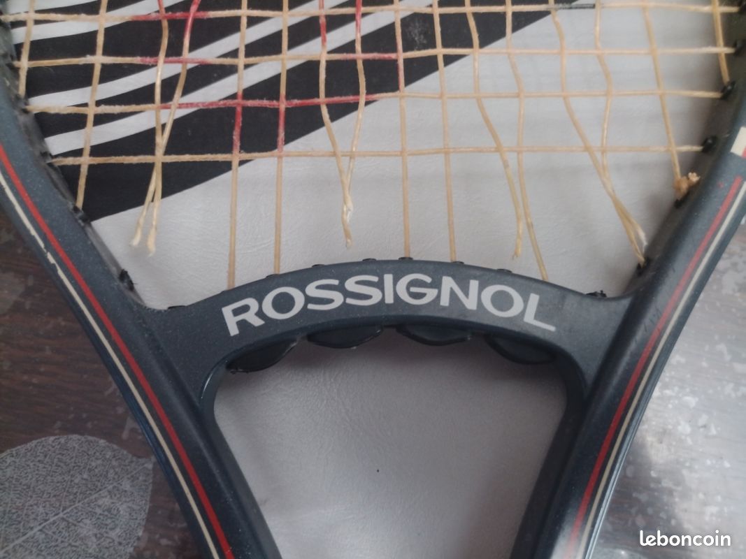 Ancienne Raquette De Tennis Rossignol F200 Carbon – Made In France, Authentique Et Prête à Jouer !