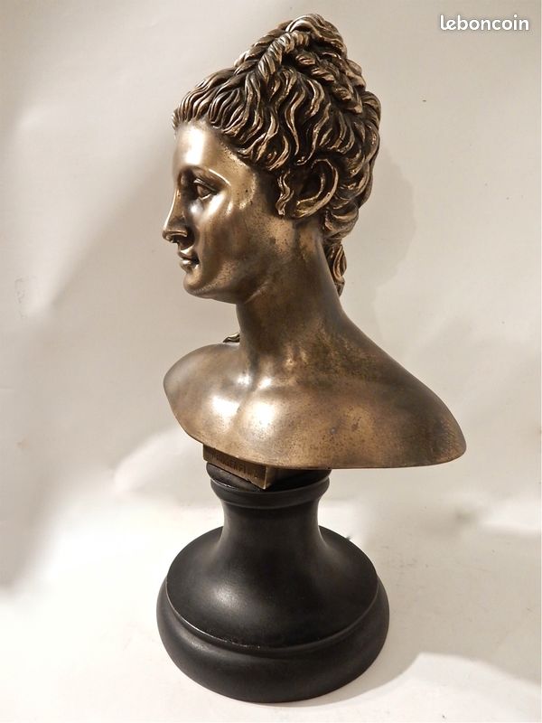 Buste de femme proserpine sculpture style romain (image 1)