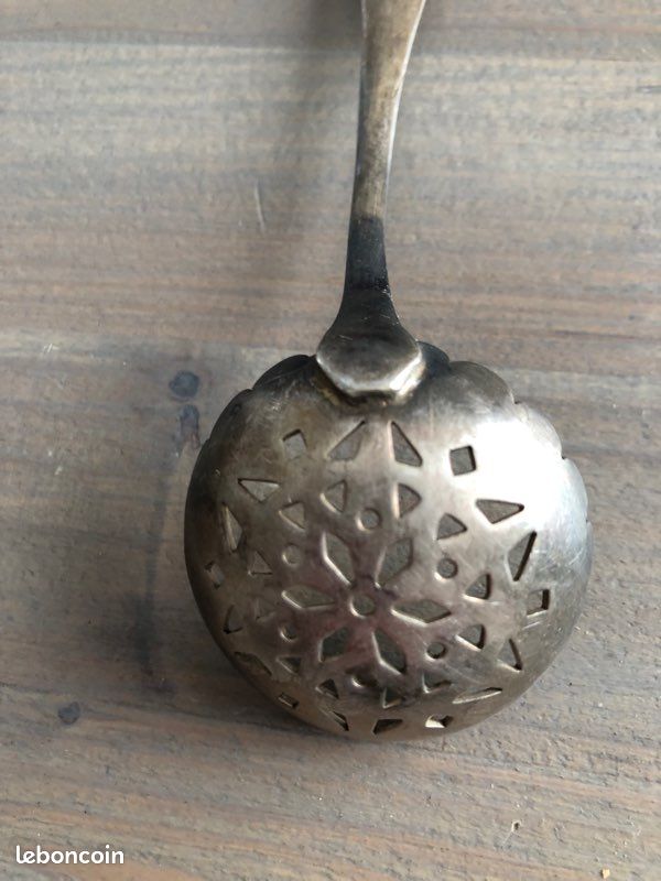 SUCRIER SAUPOUDREUSE ANGLAIS Cristal Et Bouchon Argent Massif Sheffield