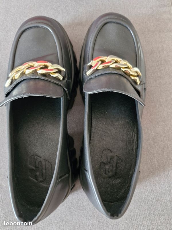 Chaussures Wage Pointure 41 - Baskets Marron Occasion Très Bon état