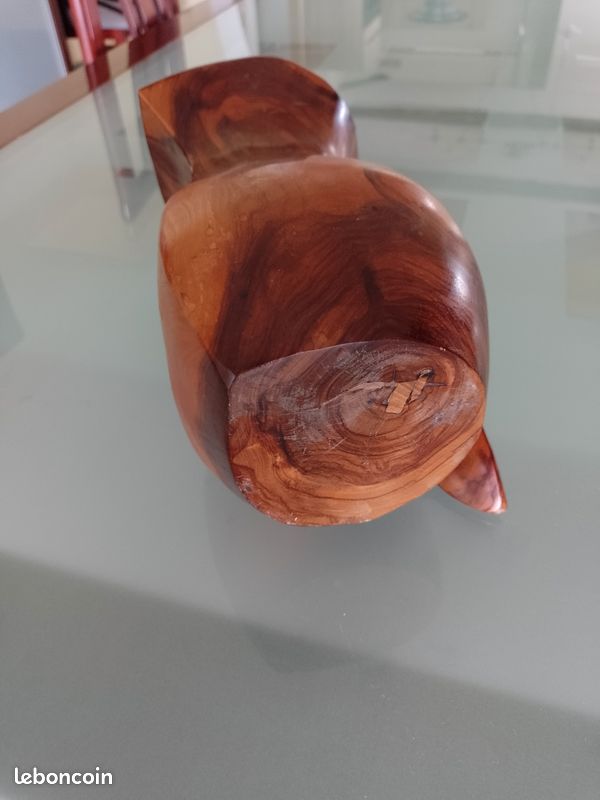 Joli Pichet En Bois Marron – Fait Main, Usage Déco Ou Quotidien