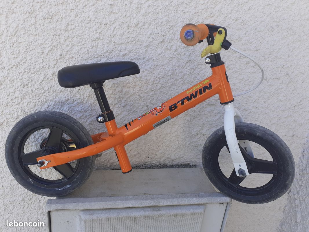 Draisienne Btwin Orange Bicycle Draisienne B Twin Orange