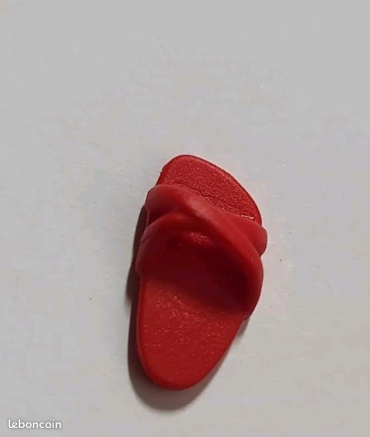 Playmobil tong sandale claquette rouge (image 1)