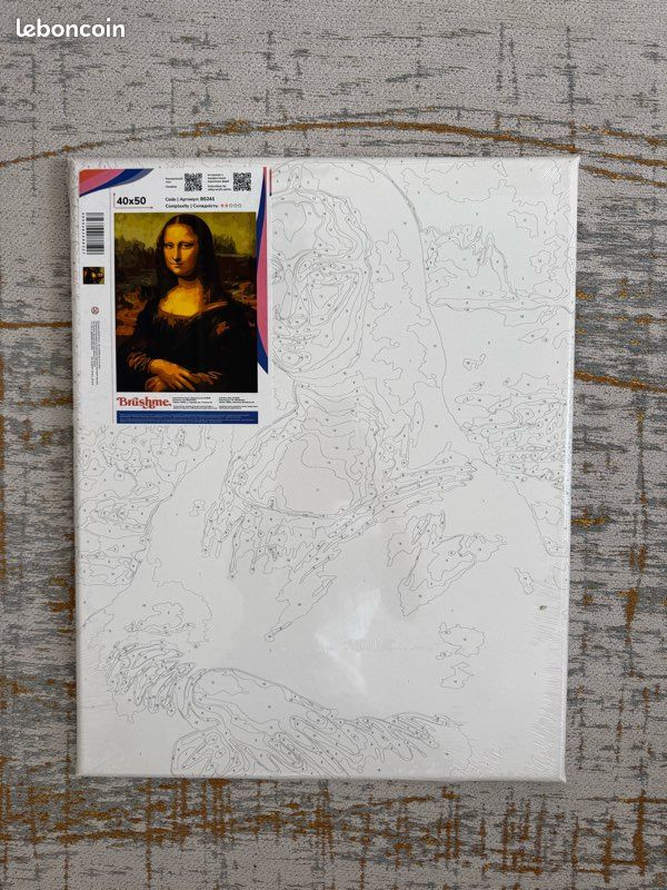 Tableau par numéro - Mona Lisa (image 1)