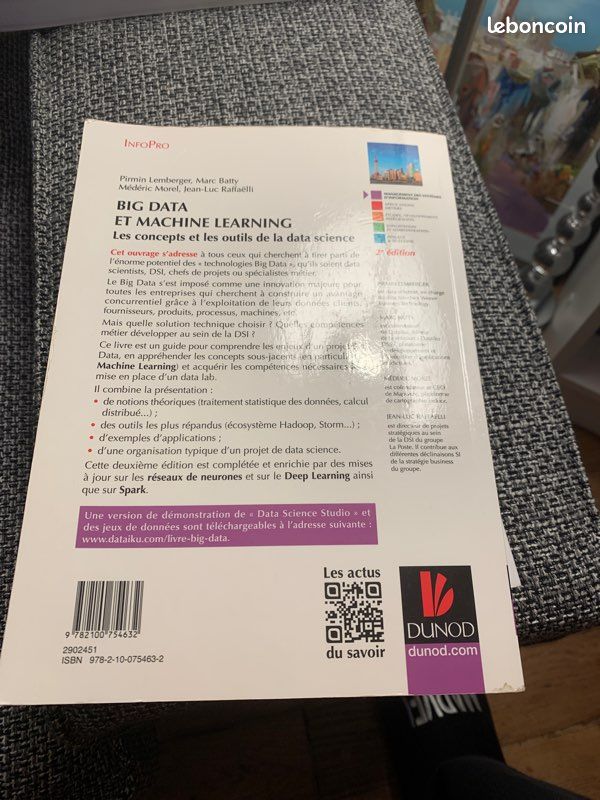 [A saisir] livre référence Big data et machine learning (image 2)