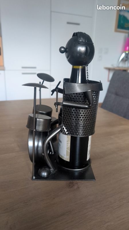 Porte bouteille décoratif batteur (image 3)