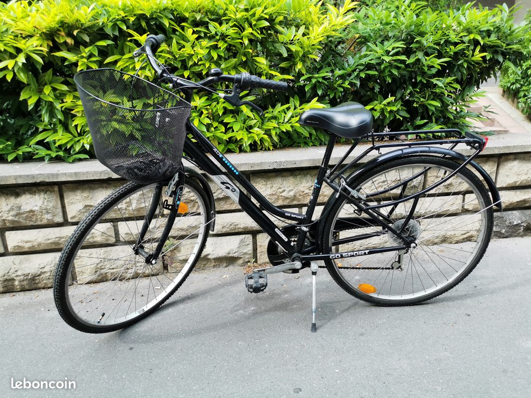 Bicyclette Velo De Ville Femme Avec Panier Go Sport Velo Ville
