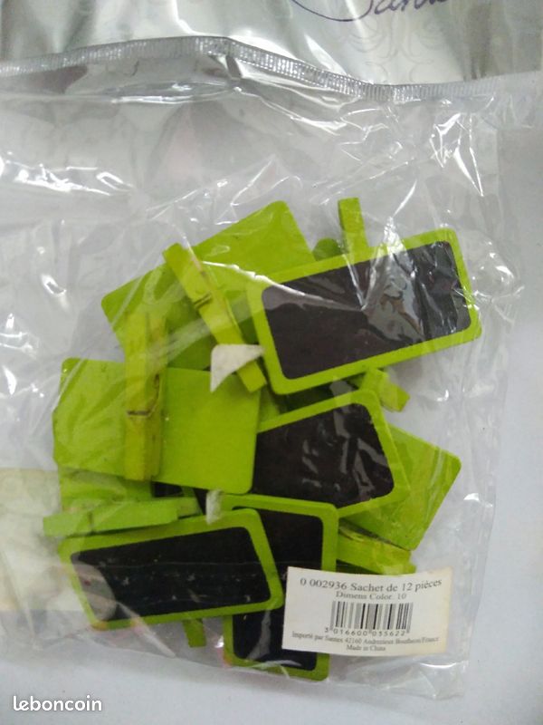 Mini ardoises sur pince (image 2)