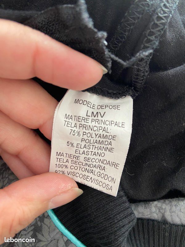 Robe ample avec legging gris LMV S (image 6)