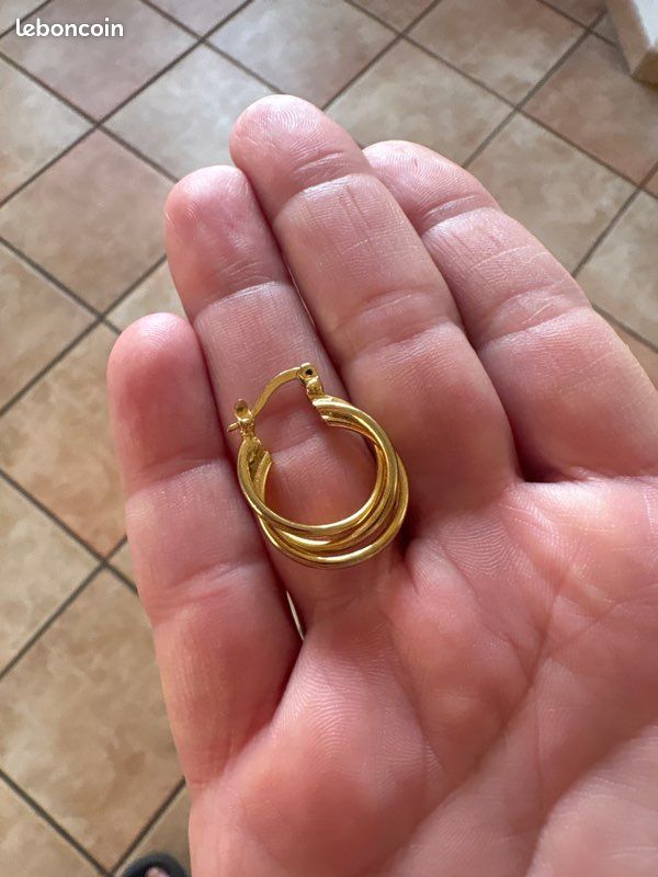 Boucle d’oreille seule 3 grammes prix ferme (image 1)