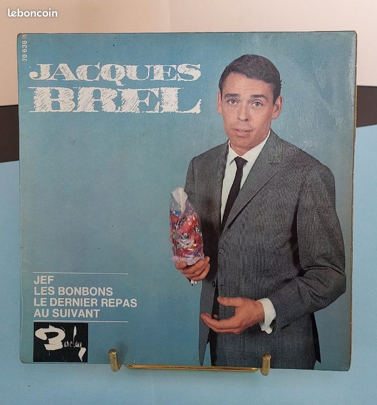 45T vinyle, Jacques Brel "Jef" etc (image 1)