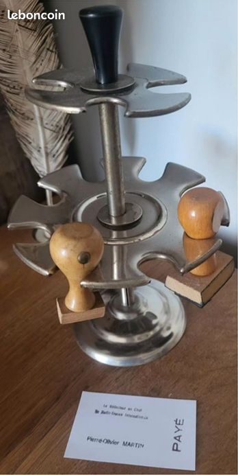 Porte-tampon vintage, brocante (image 1)