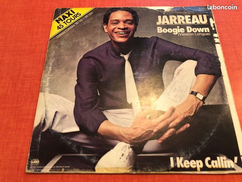 Disque Jarreau (Al Jarreau) Boogie Down Version Longue Maxi 45T (image 1)