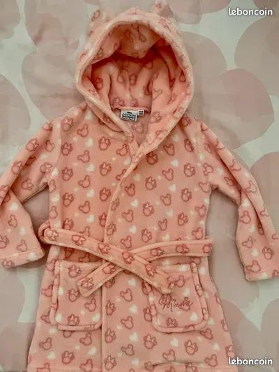 Peignoir polaire fille Disney Minnie taille ans excellent état