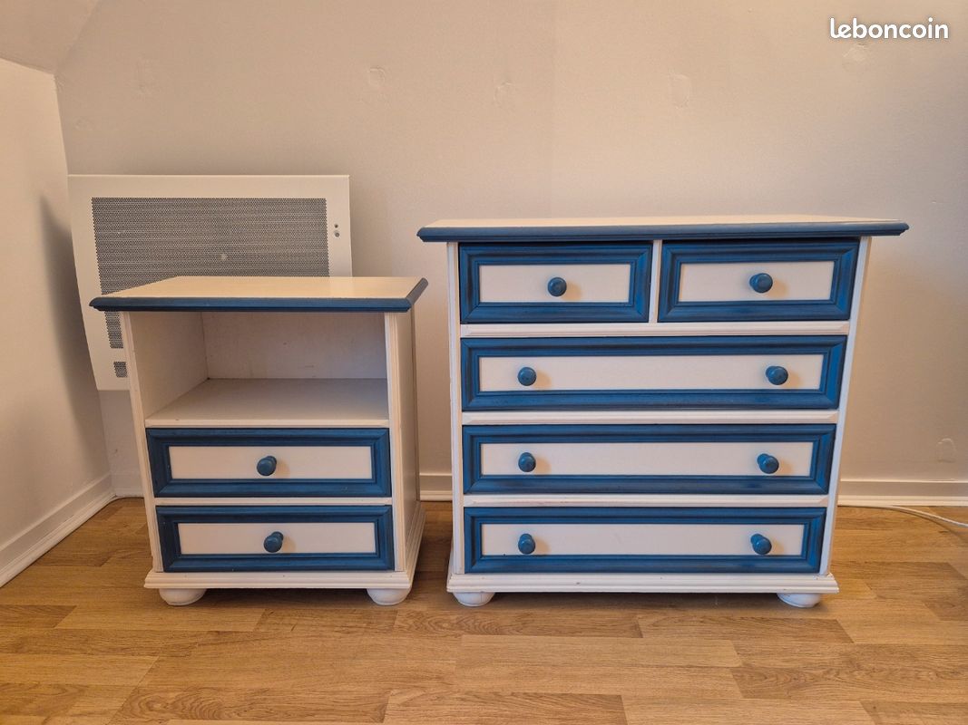 Commode et table de chevet enfant (image 1)