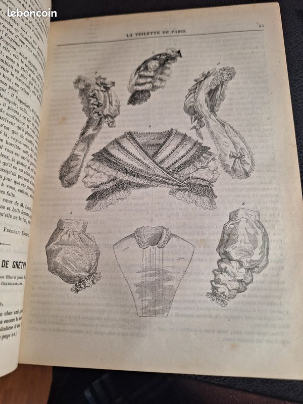 Fascicules mode : toilette à Paris 1862/63 (image 8)