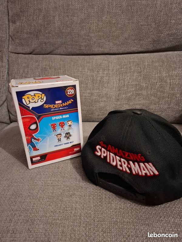 Casquette 'Spider-Man' 'Marvel' - Rouge/Marine - Garçon - 3.20