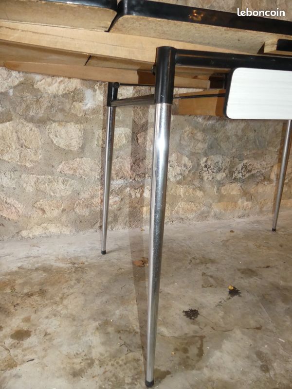 Table vintage 1950 en formica (image 4)