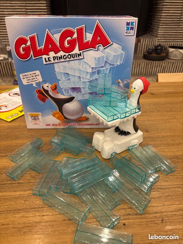 Salva Il Pingouin – Jeu Brise-glace – 2 à 4 Joueurs – Dès 3 Ans – Marteaux, Bloc De Glace, Tourniquet – Piège à Pingouin